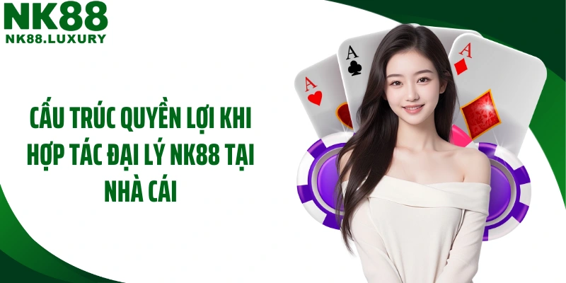 Cấu trúc quyền lợi khi hợp tác đại lý NK88 tại nhà cái